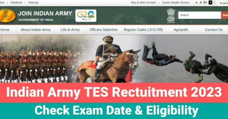 Indian Army TES Recruitment 2023